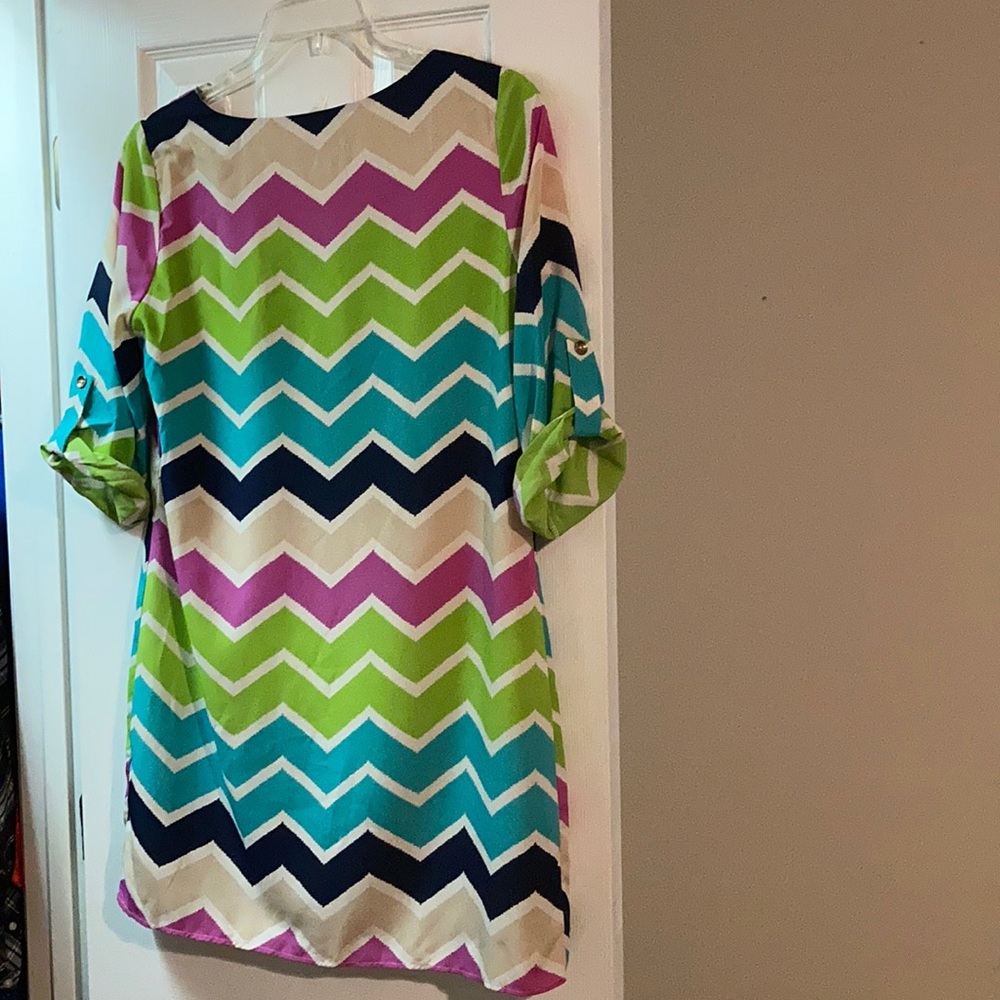 Chevron Dress - Picture 2 of 3